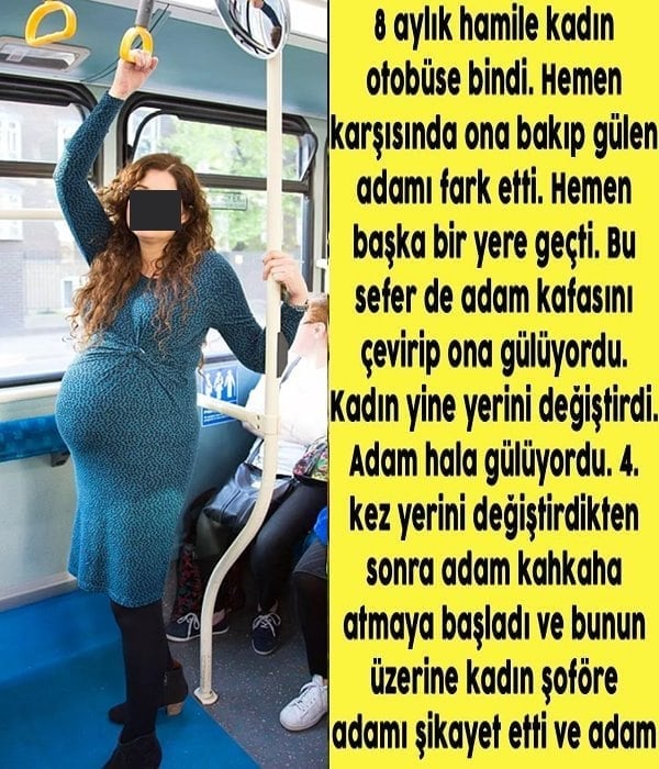 Otobüse Binen Kadın