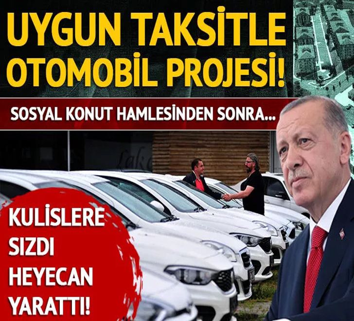 AK Parti’nin sıradaki hamlesi heyecan yarattı: Uygun taksitle otomobil projesi…