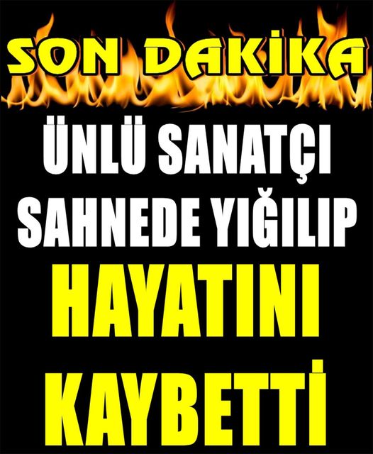 Sahnede Bir Anda Yere Yığındı