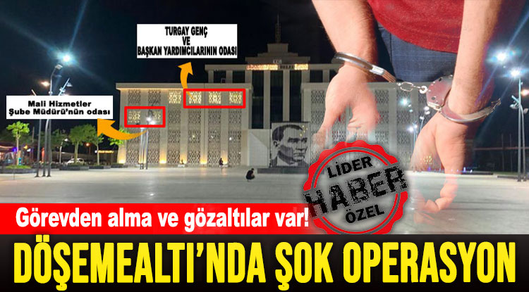 Döşemealtı’nda şok operasyon